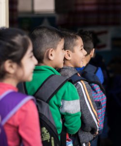 Children going to school at the JRS FVDL Centre in Bourj Hammoud, Lebanon.